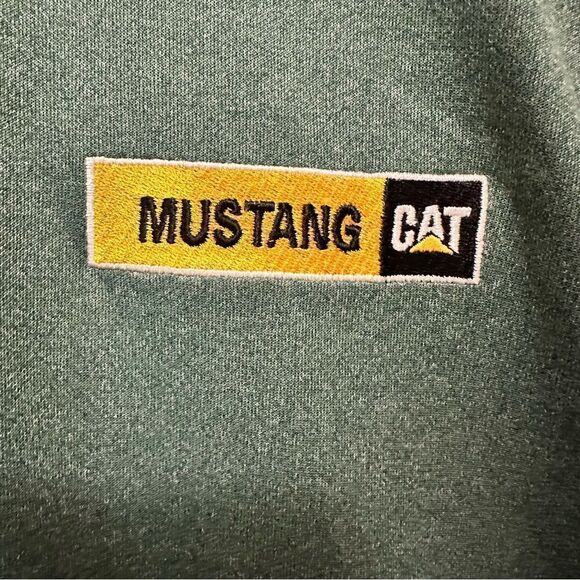 Port Authority Mustang Cat Men’s Short Sleeve Polo Size XL - Picture 3 of 4